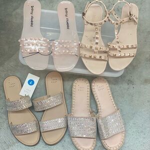 Summer Sandals Bundle size 6, 6.5, and 7